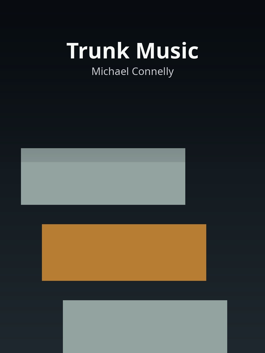 Trunk Music by Michael Connelly book cover