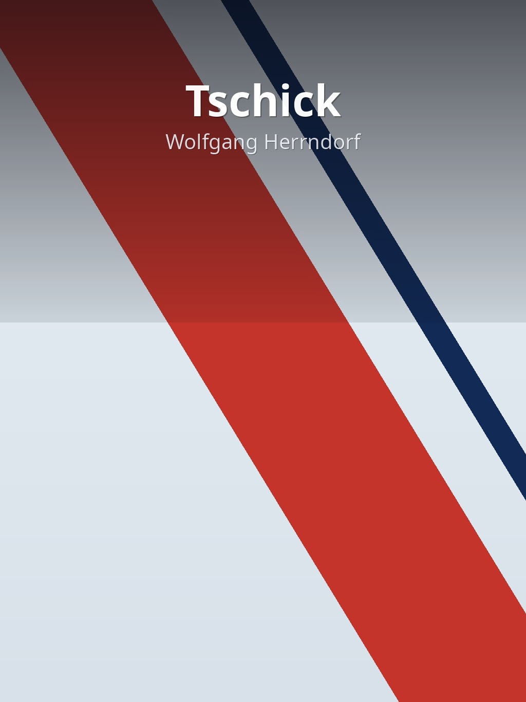 Tschick by Wolfgang Herrndorf book cover