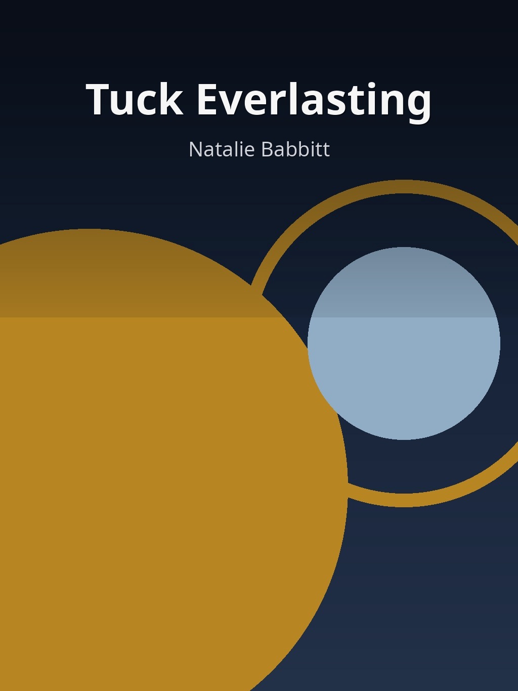 Tuck Everlasting by Natalie Babbitt book cover