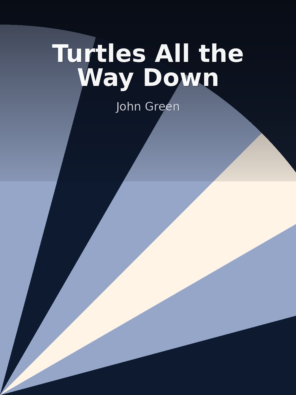 Turtles All the Way Down by John Green book cover