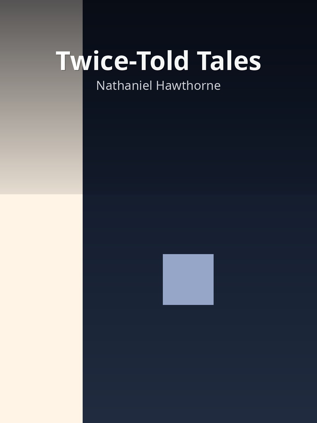 Twice-Told Tales by Nathaniel Hawthorne book cover