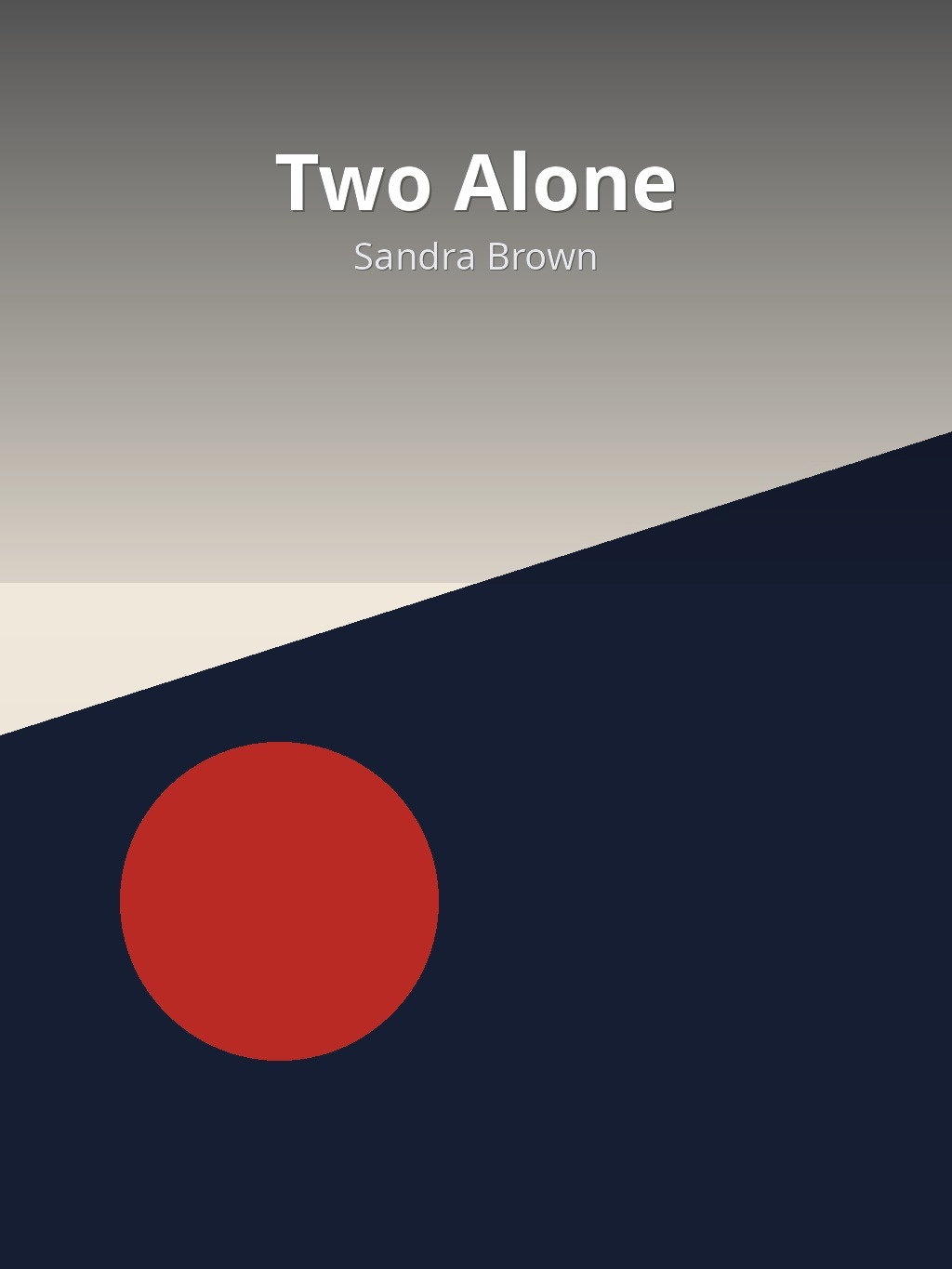 Two Alone by Sandra Brown book cover