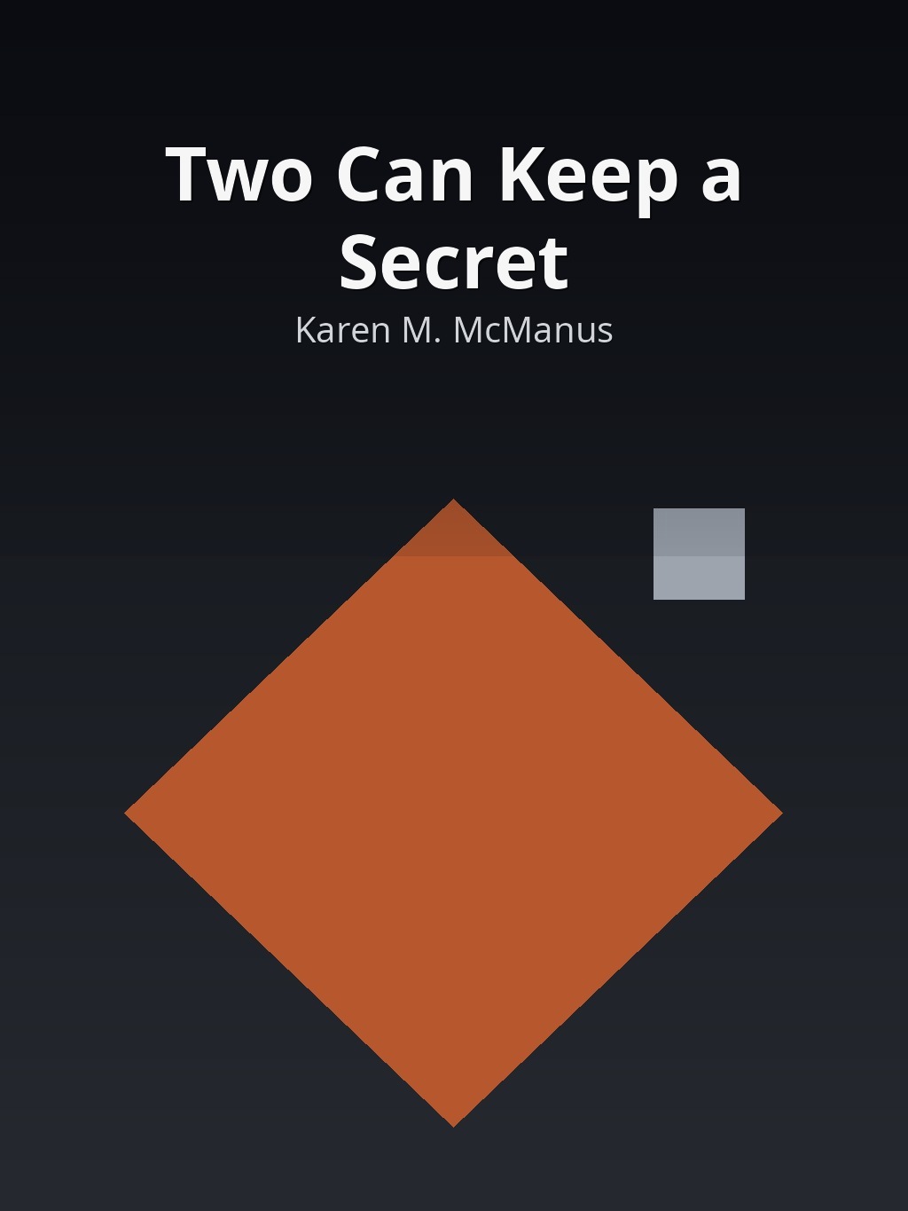Two Can Keep a Secret by Karen M. McManus book cover