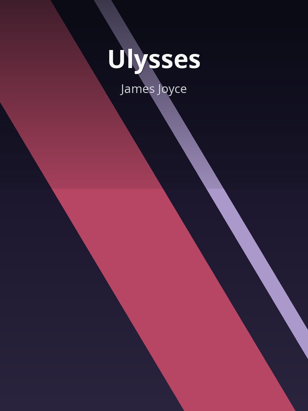 Ulysses by James Joyce book cover