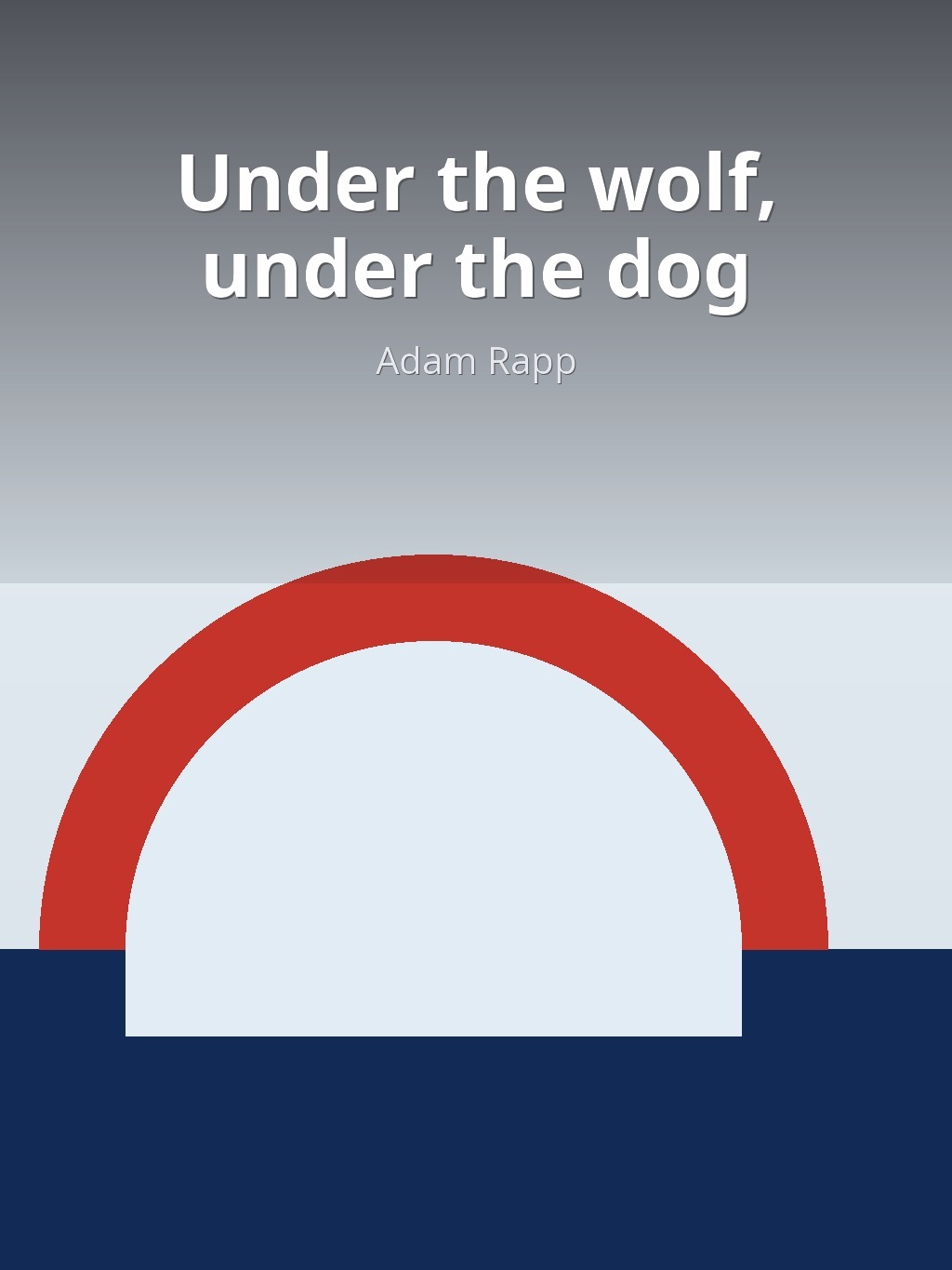 Under the wolf, under the dog by Adam Rapp book cover