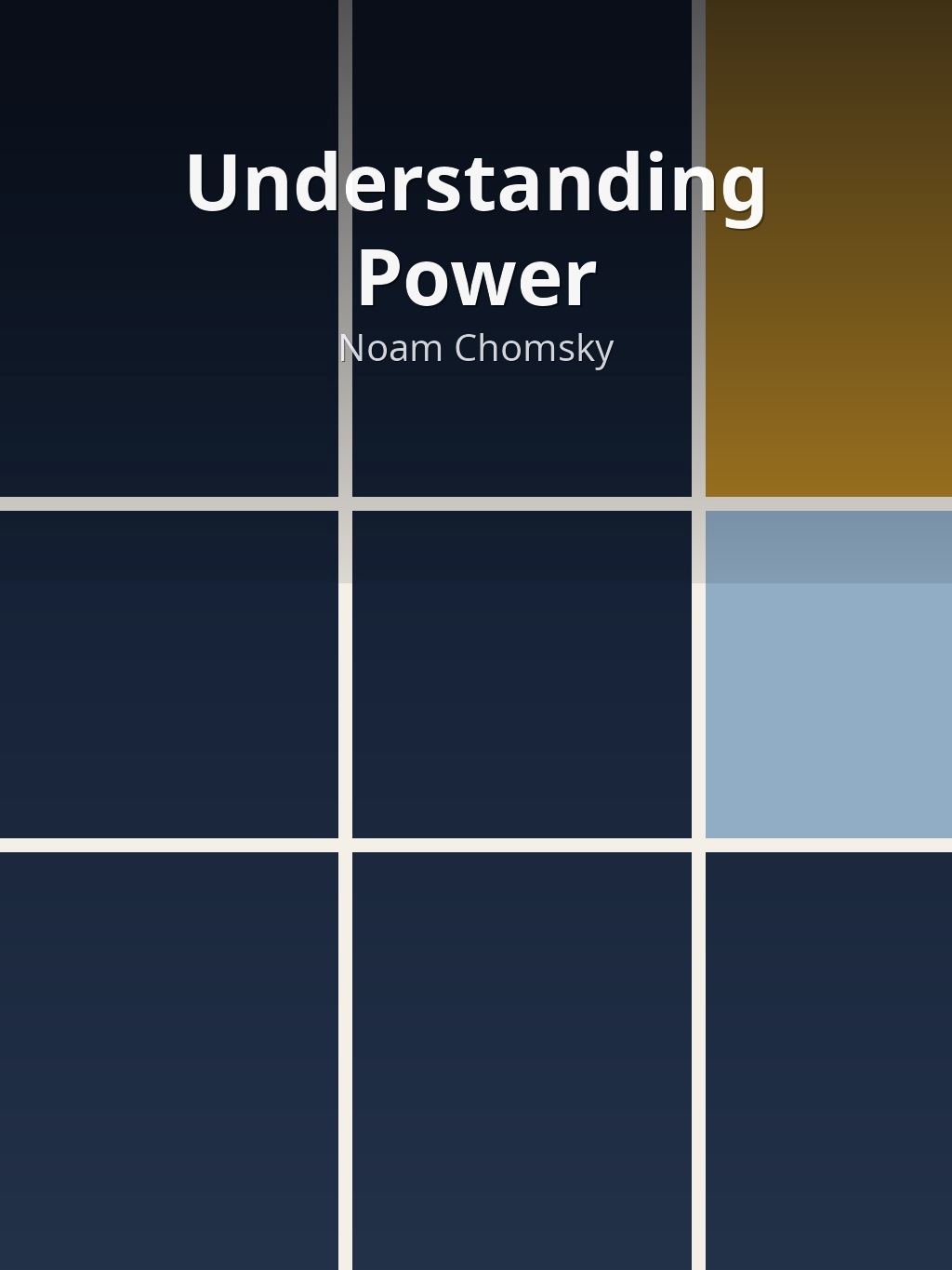 Understanding Power by Noam Chomsky book cover