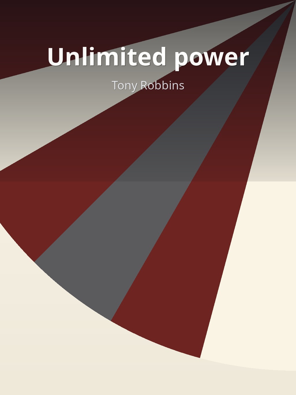 Unlimited power by Tony Robbins book cover