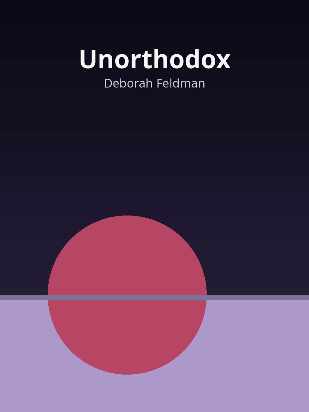 Unorthodox by Deborah Feldman book cover