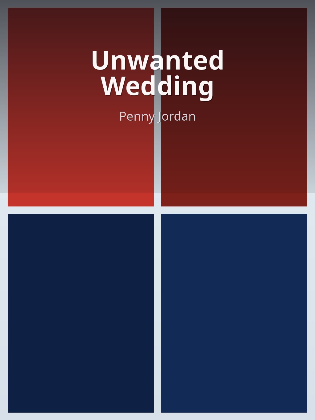 Unwanted Wedding by Penny Jordan book cover