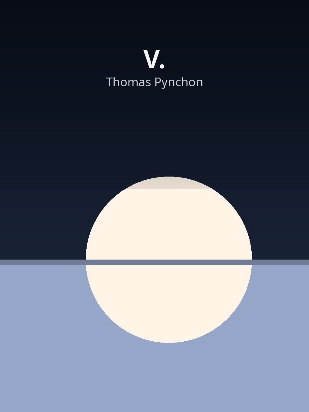 V. by Thomas Pynchon book cover