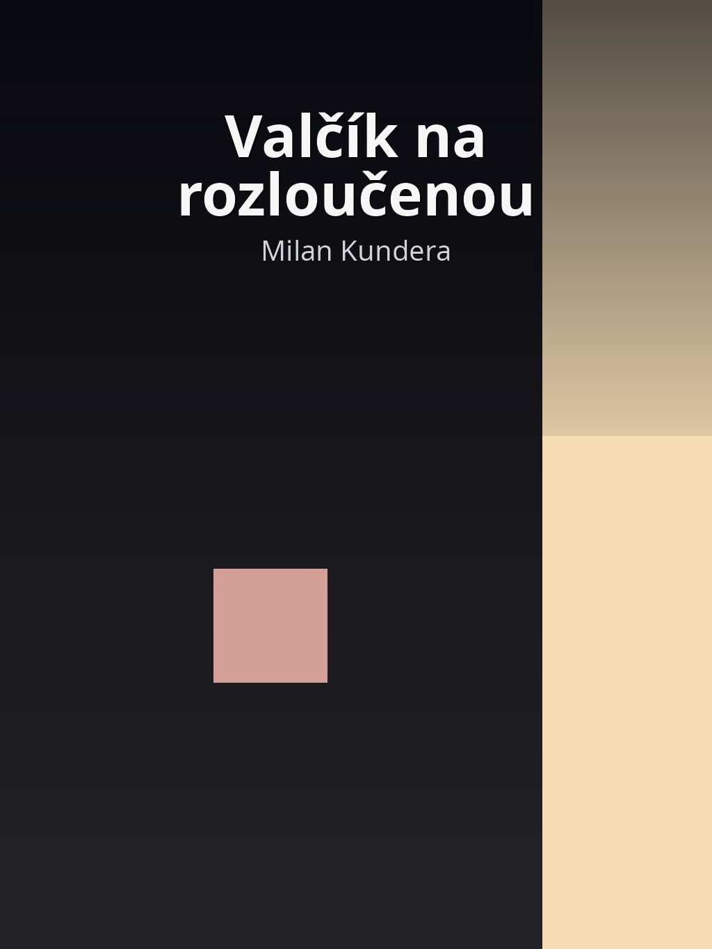 Valčík na rozloučenou by Milan Kundera book cover