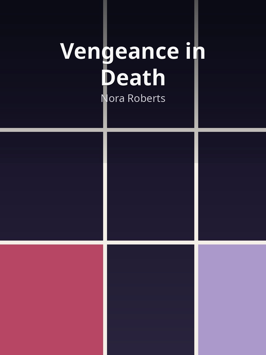 Vengeance in Death by Nora Roberts book cover