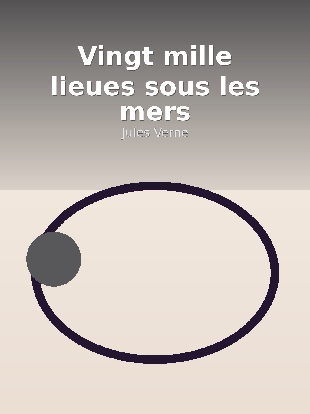 Vingt mille lieues sous les mers by Jules Verne book cover