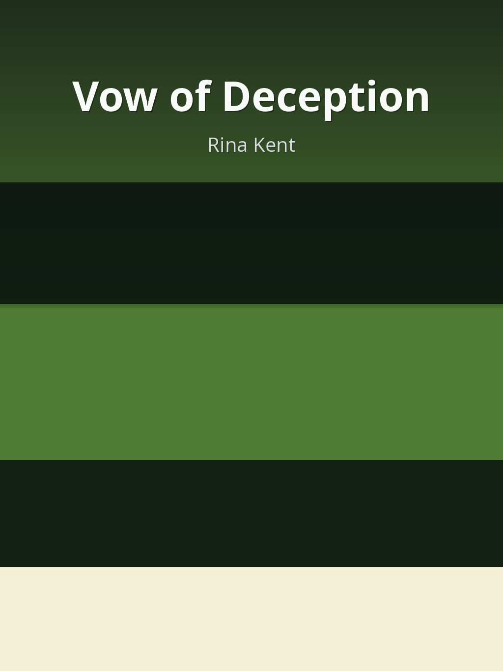 Vow of Deception by Rina Kent book cover