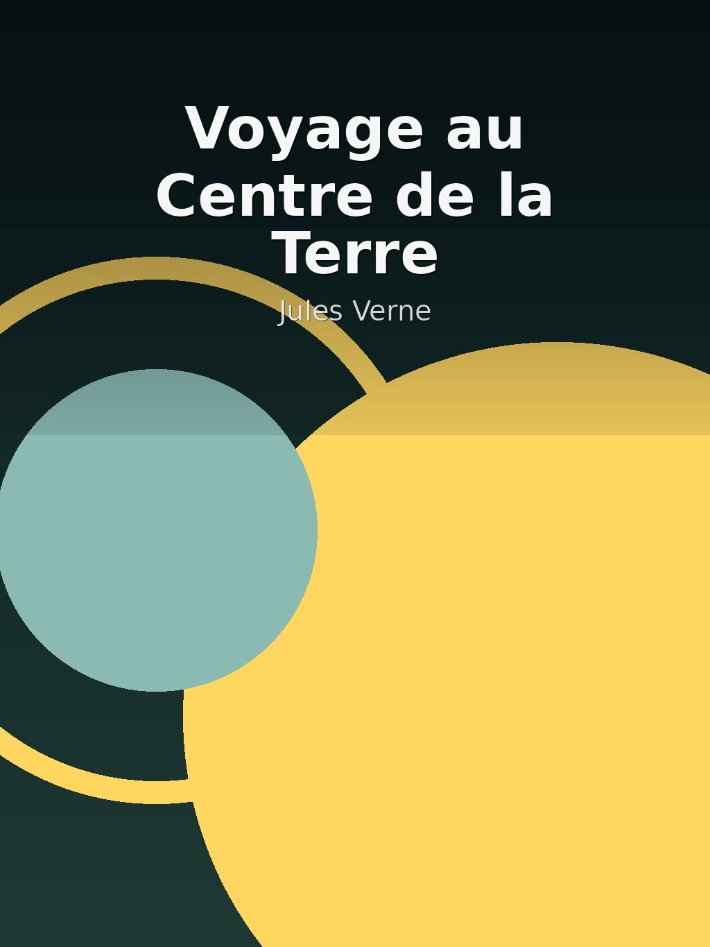 Voyage au Centre de la Terre by Jules Verne book cover