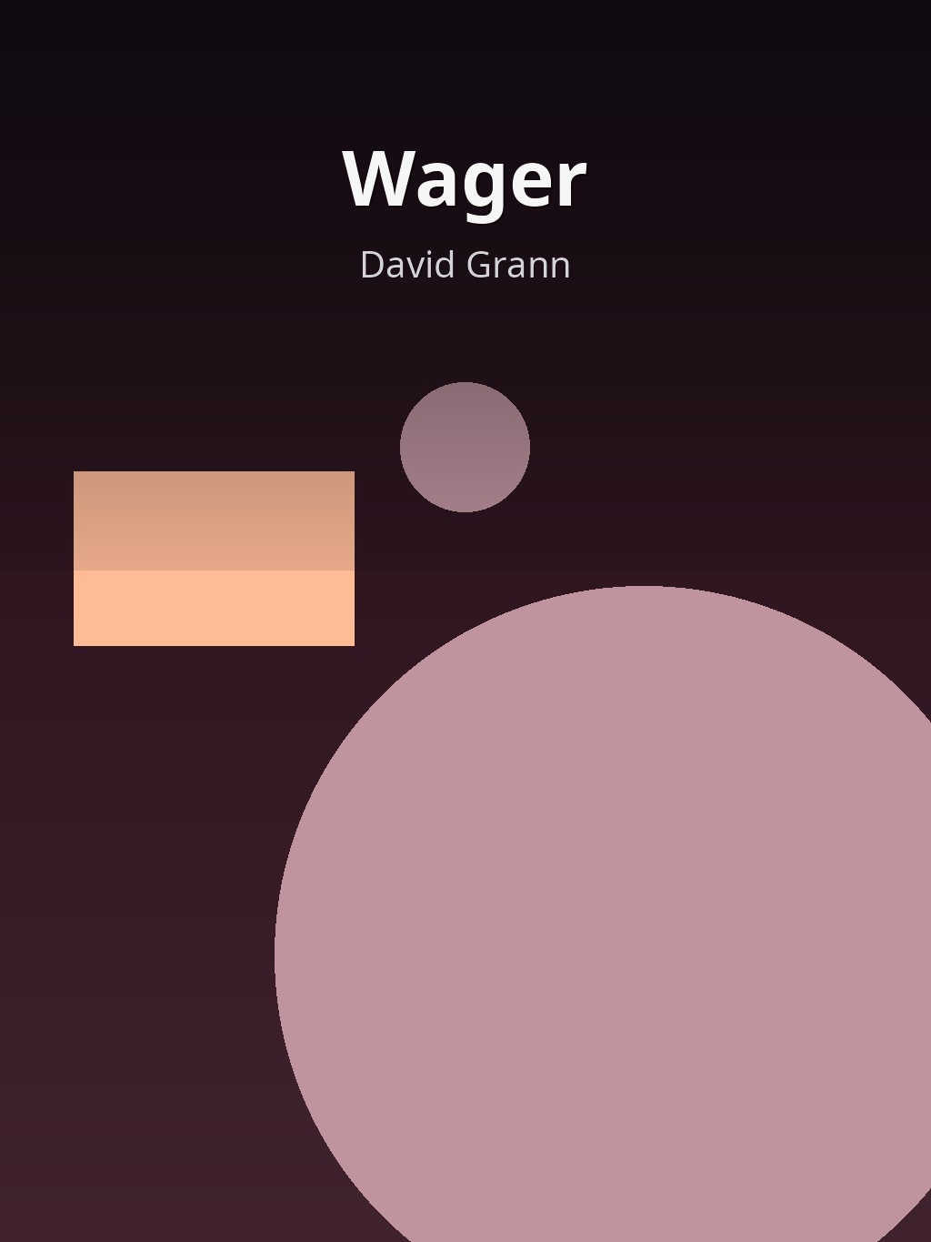 Wager by David Grann book cover