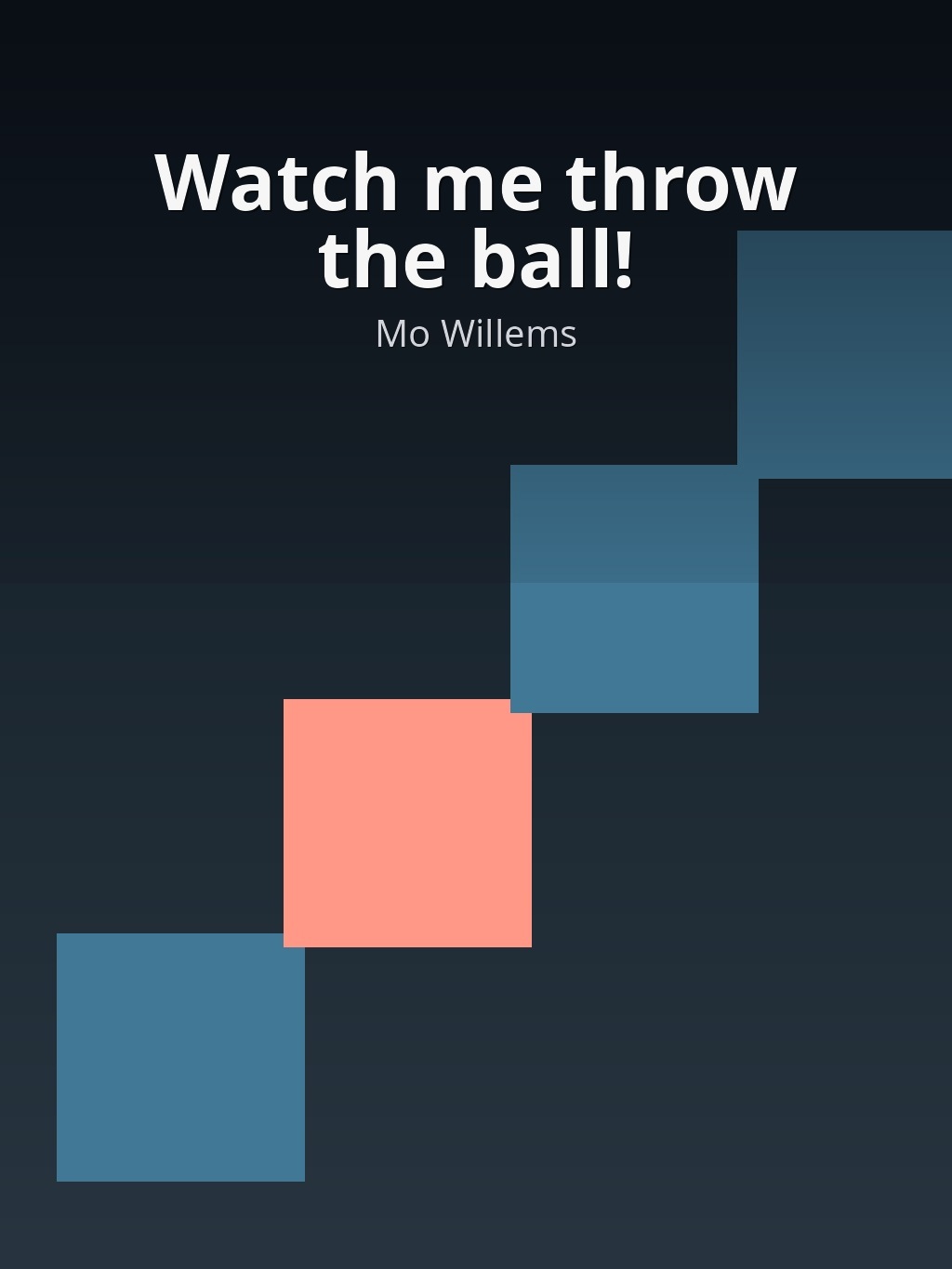 Watch me throw the ball! by Mo Willems book cover