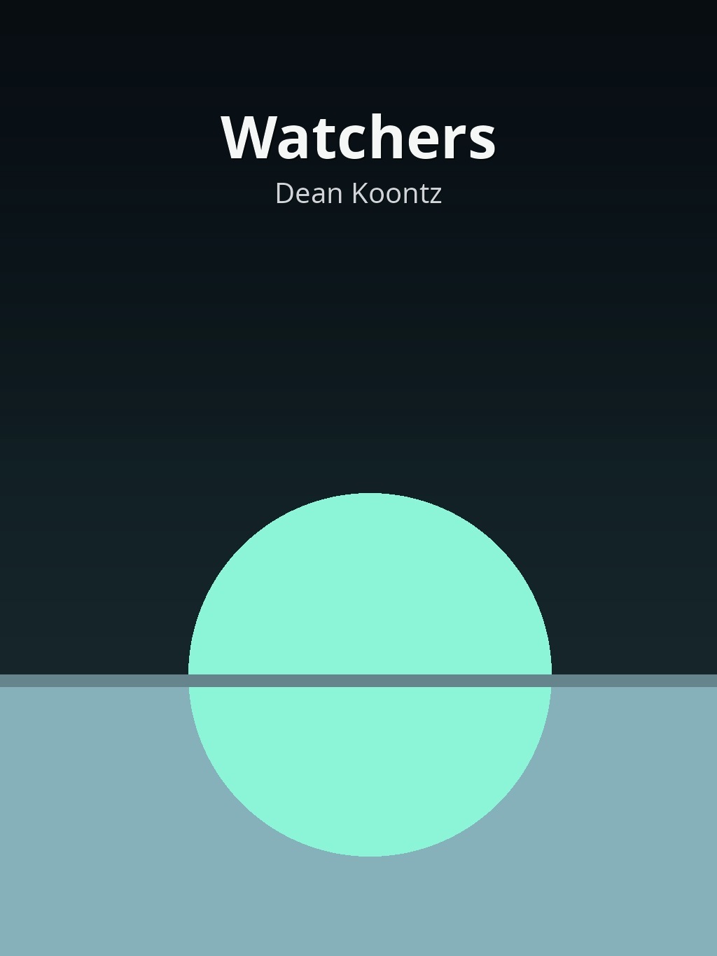 Watchers by Dean Koontz book cover
