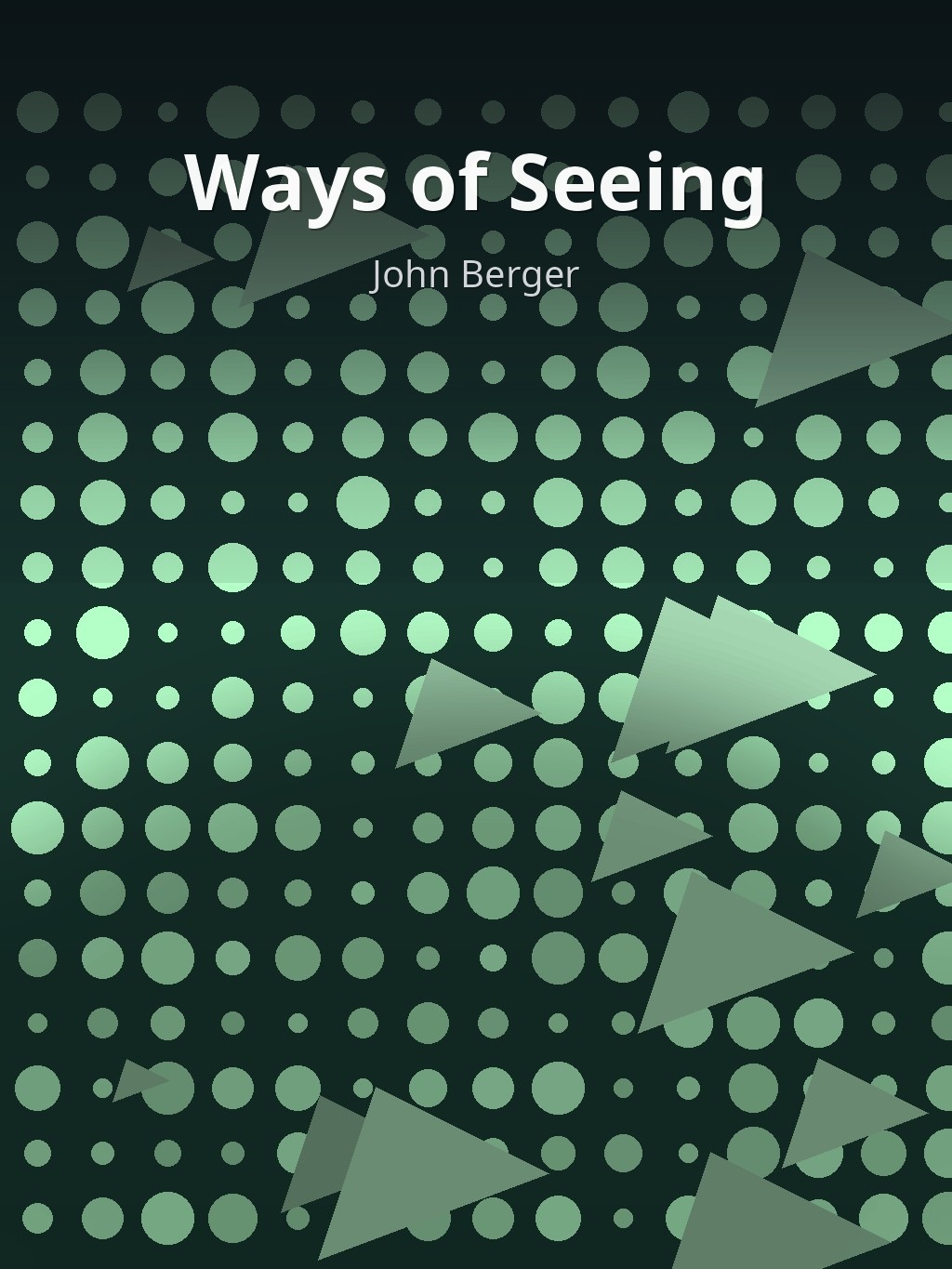 Ways of Seeing by John Berger book cover