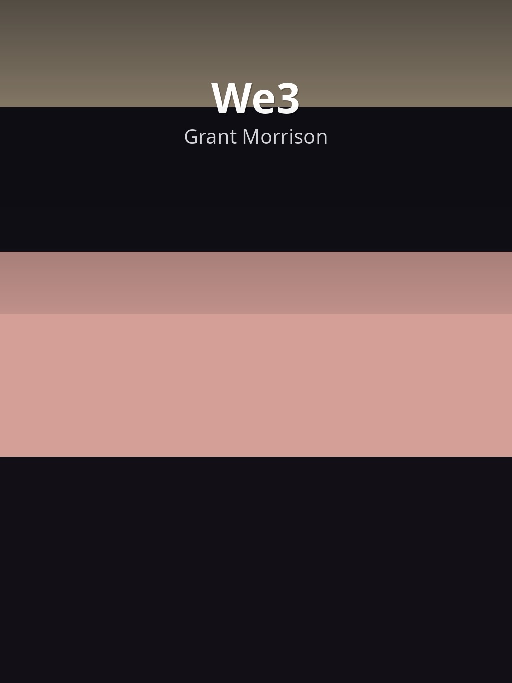 We3 by Grant Morrison book cover