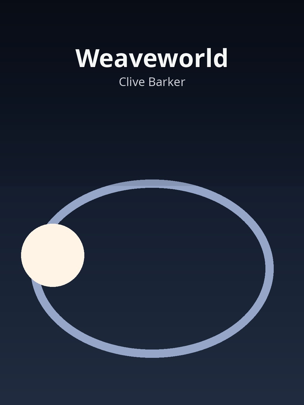 Weaveworld by Clive Barker book cover