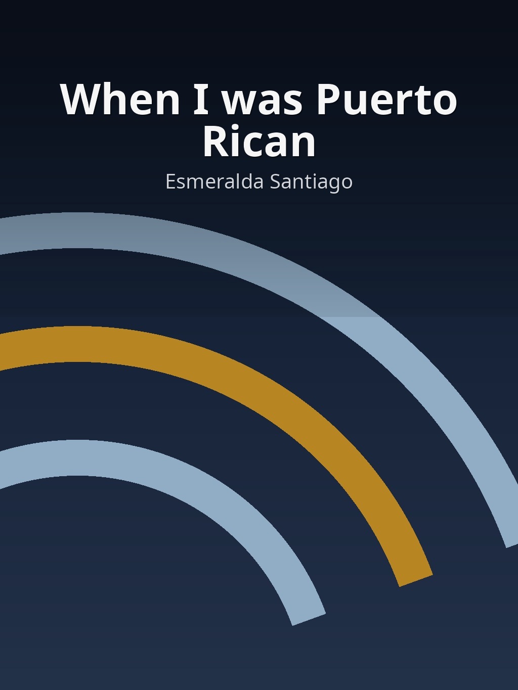 When I was Puerto Rican by Esmeralda Santiago book cover