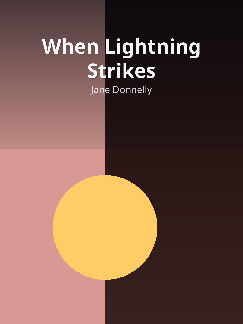 When Lightning Strikes by Jane Donnelly book cover
