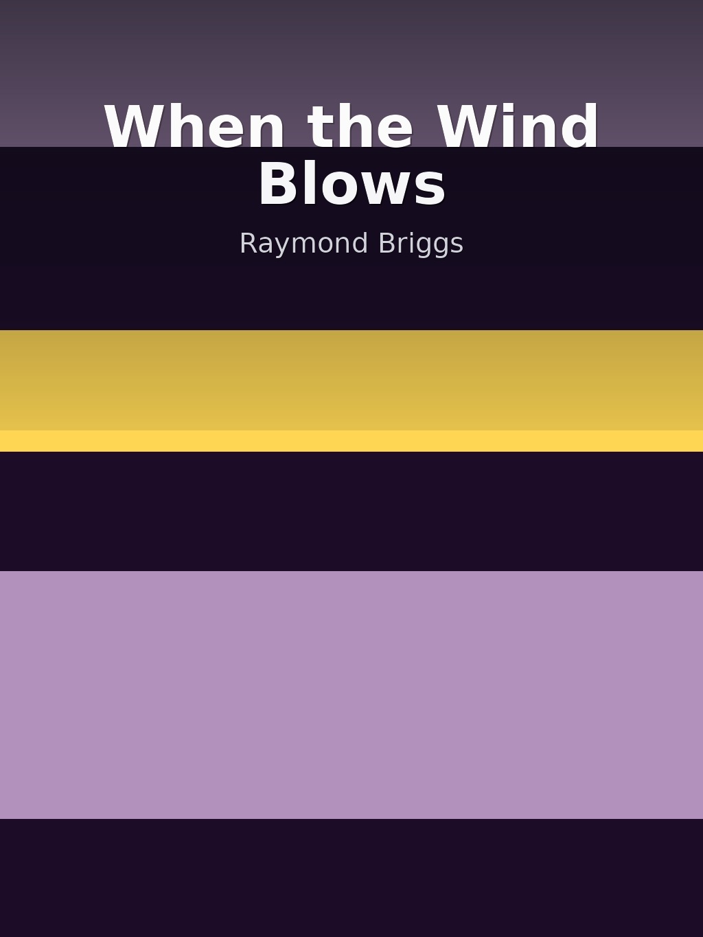 When the Wind Blows by Raymond Briggs book cover
