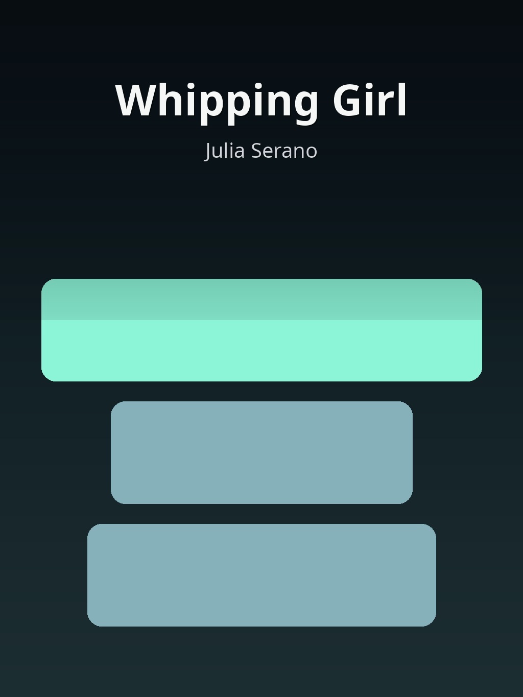 Whipping Girl by Julia Serano book cover