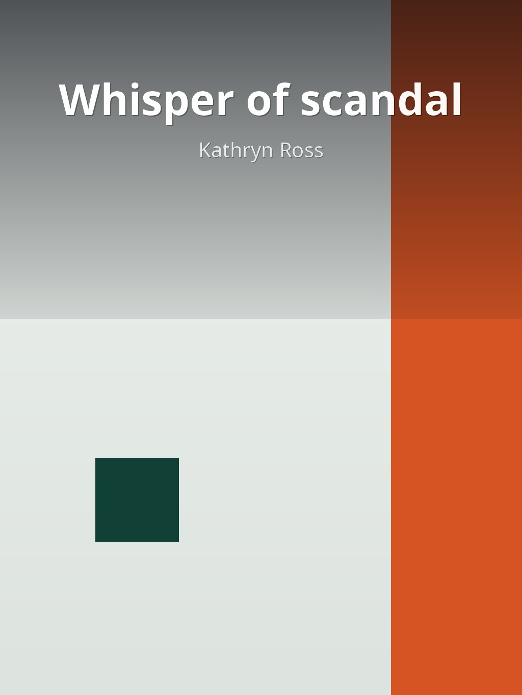 Whisper of scandal by Kathryn Ross book cover