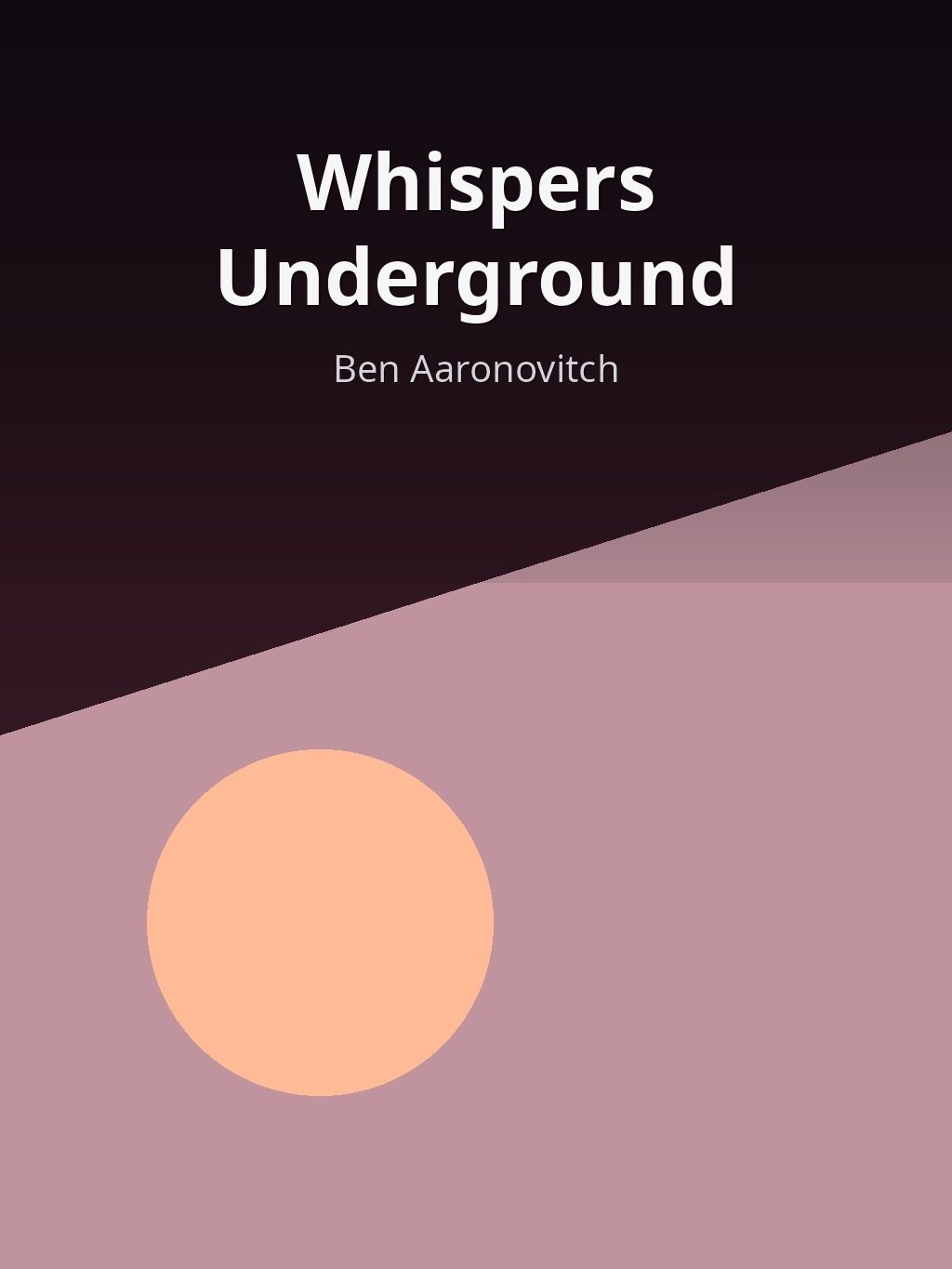 Whispers Underground by Ben Aaronovitch book cover