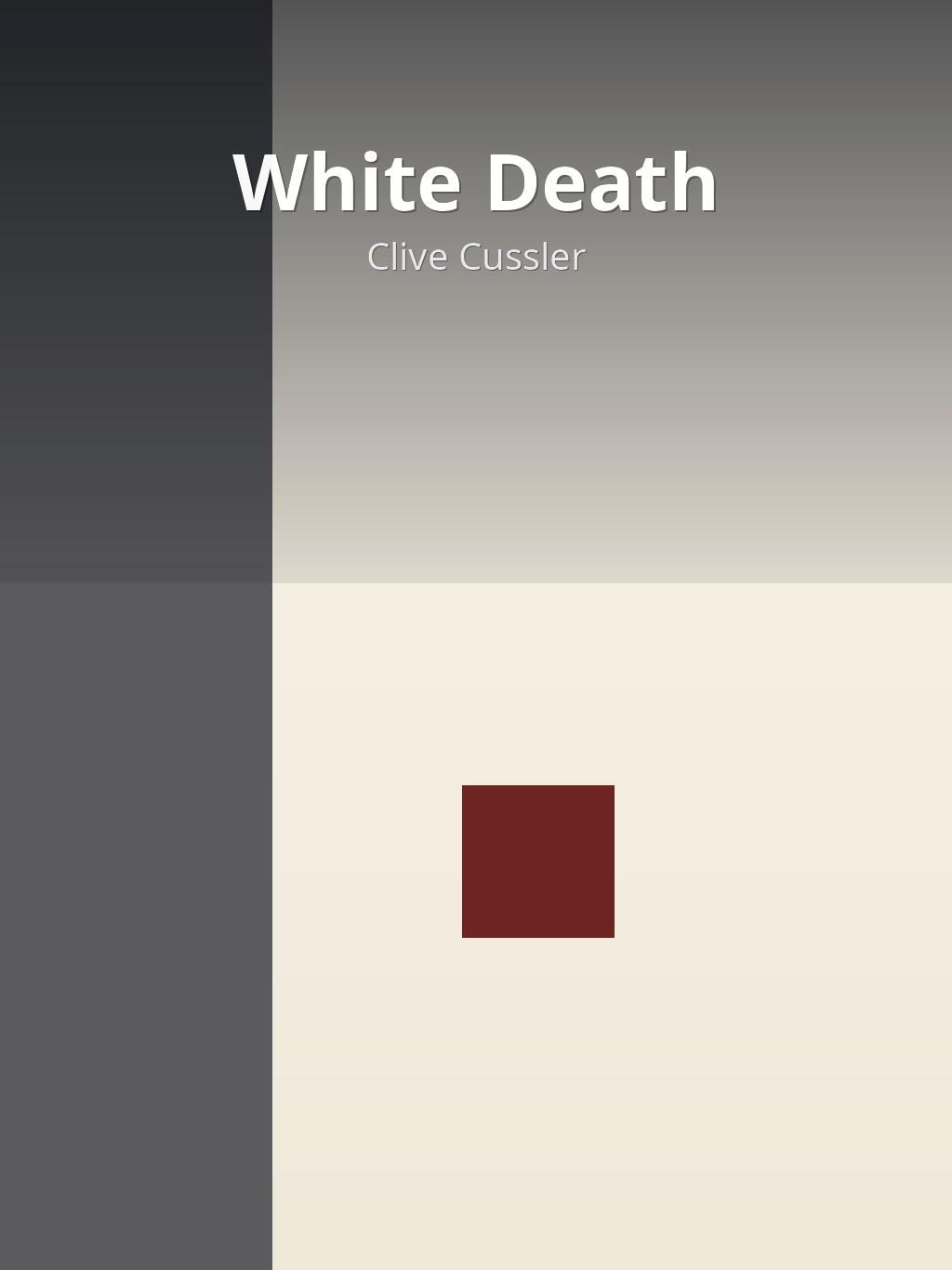 White Death by Clive Cussler book cover