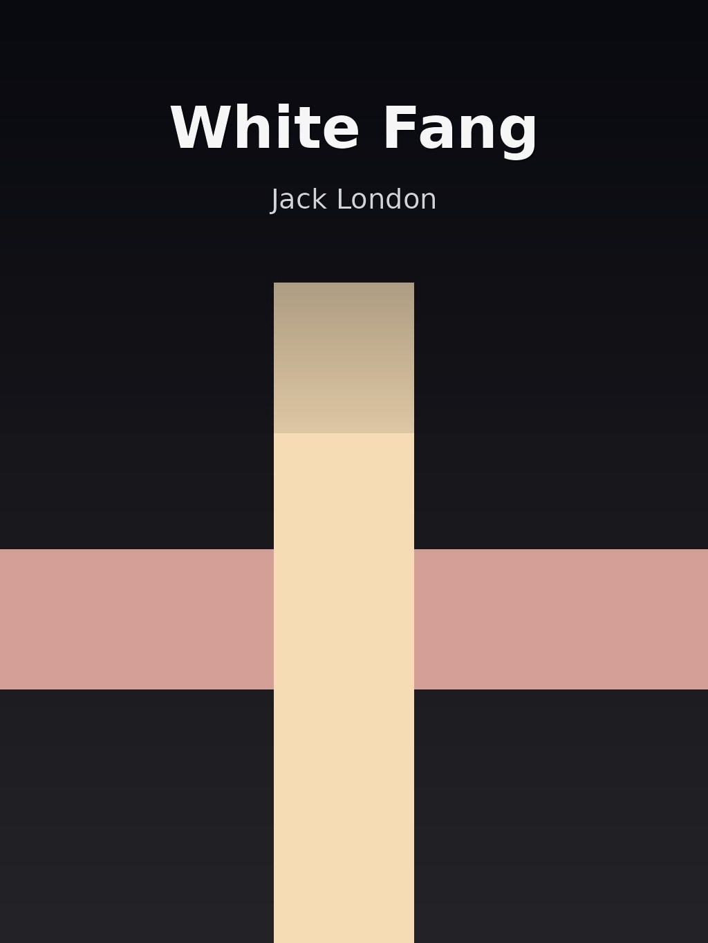 White Fang by Jack London book cover