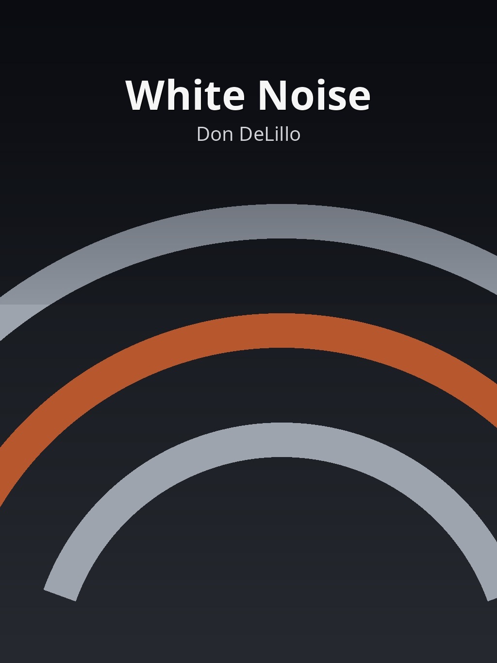 White Noise by Don DeLillo book cover