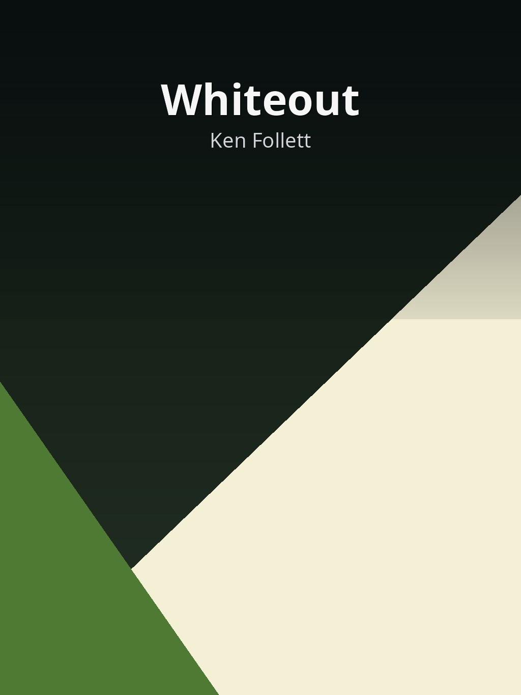 Whiteout by Ken Follett book cover