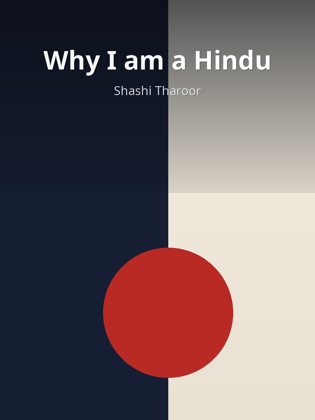 Why I am a Hindu by Shashi Tharoor book cover