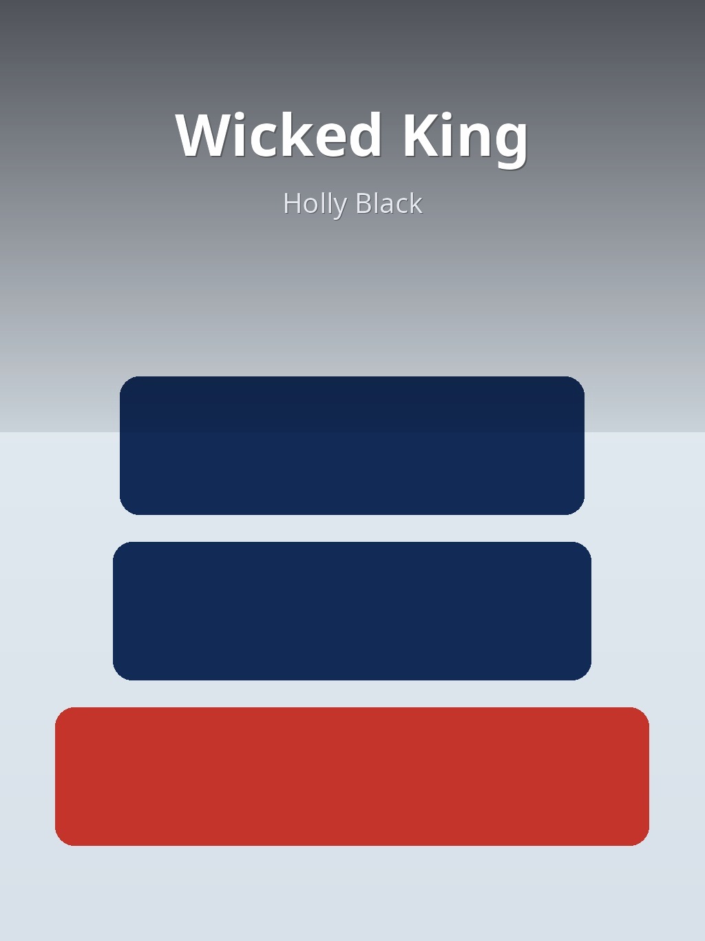 Wicked King by Holly Black book cover
