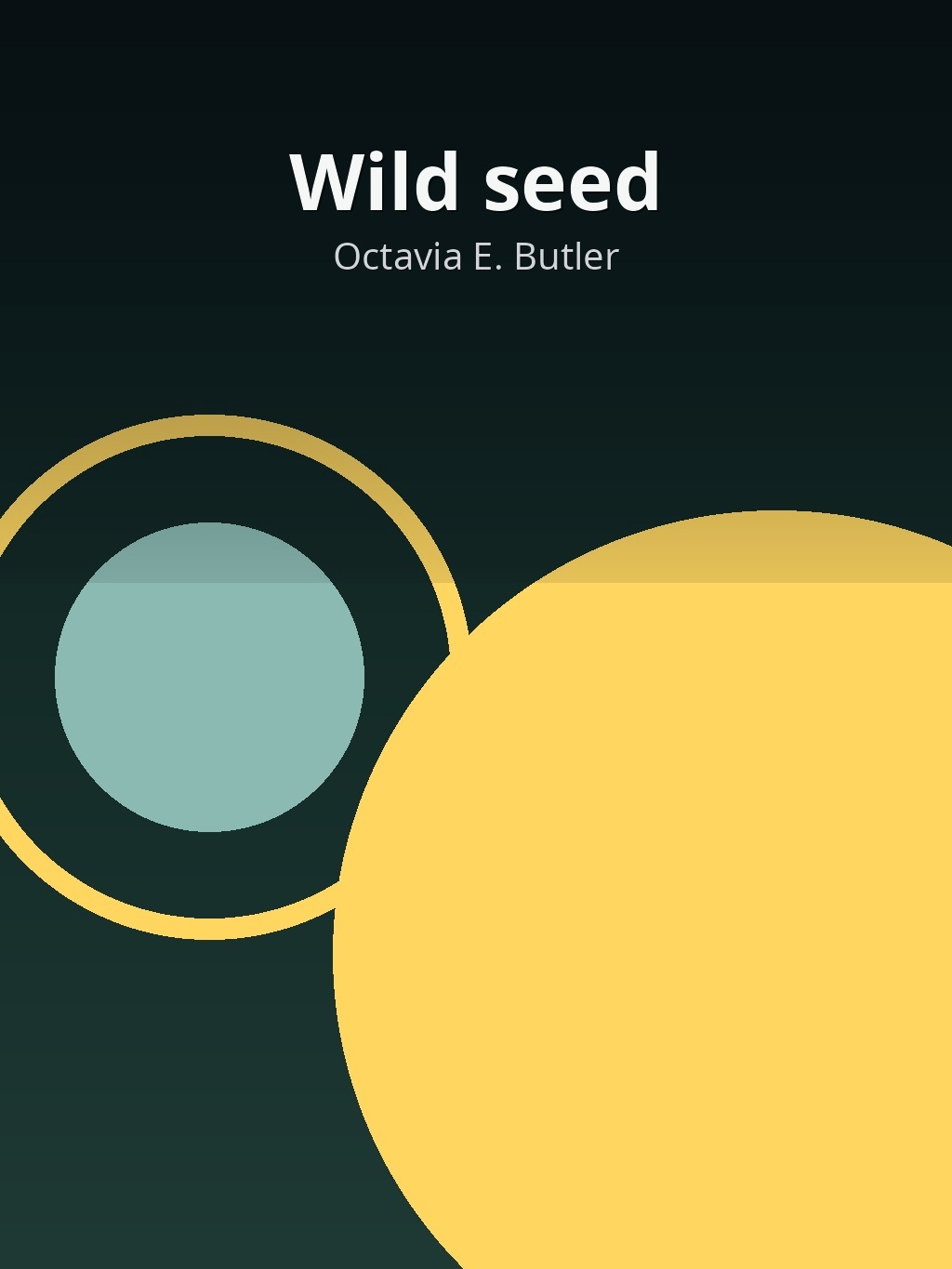Wild seed by Octavia E. Butler book cover