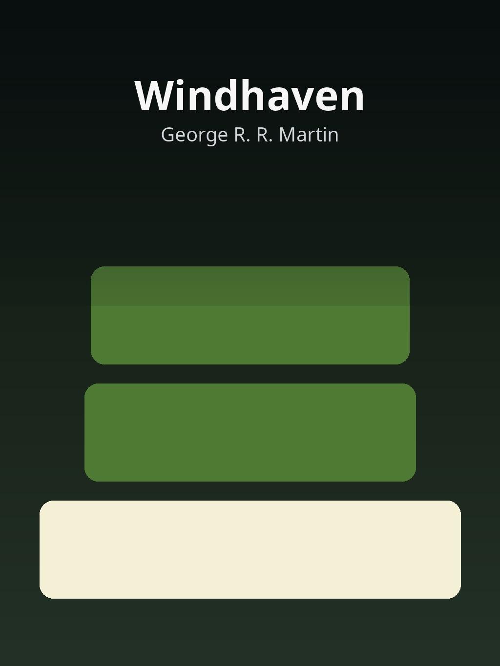 Windhaven by George R. R. Martin book cover