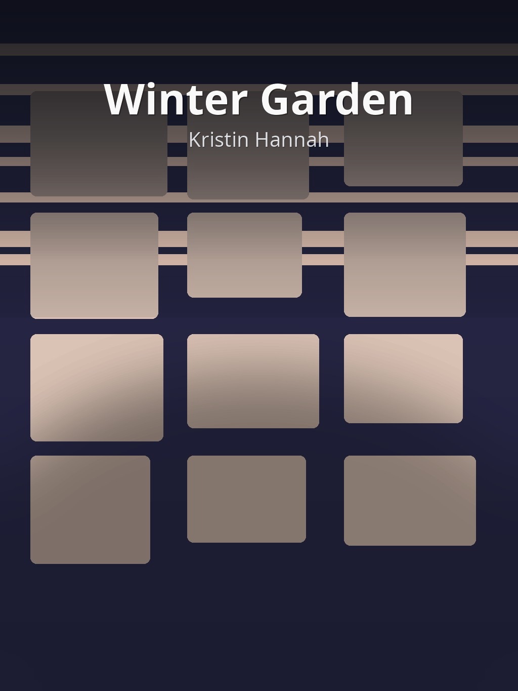 Winter Garden by Kristin Hannah book cover