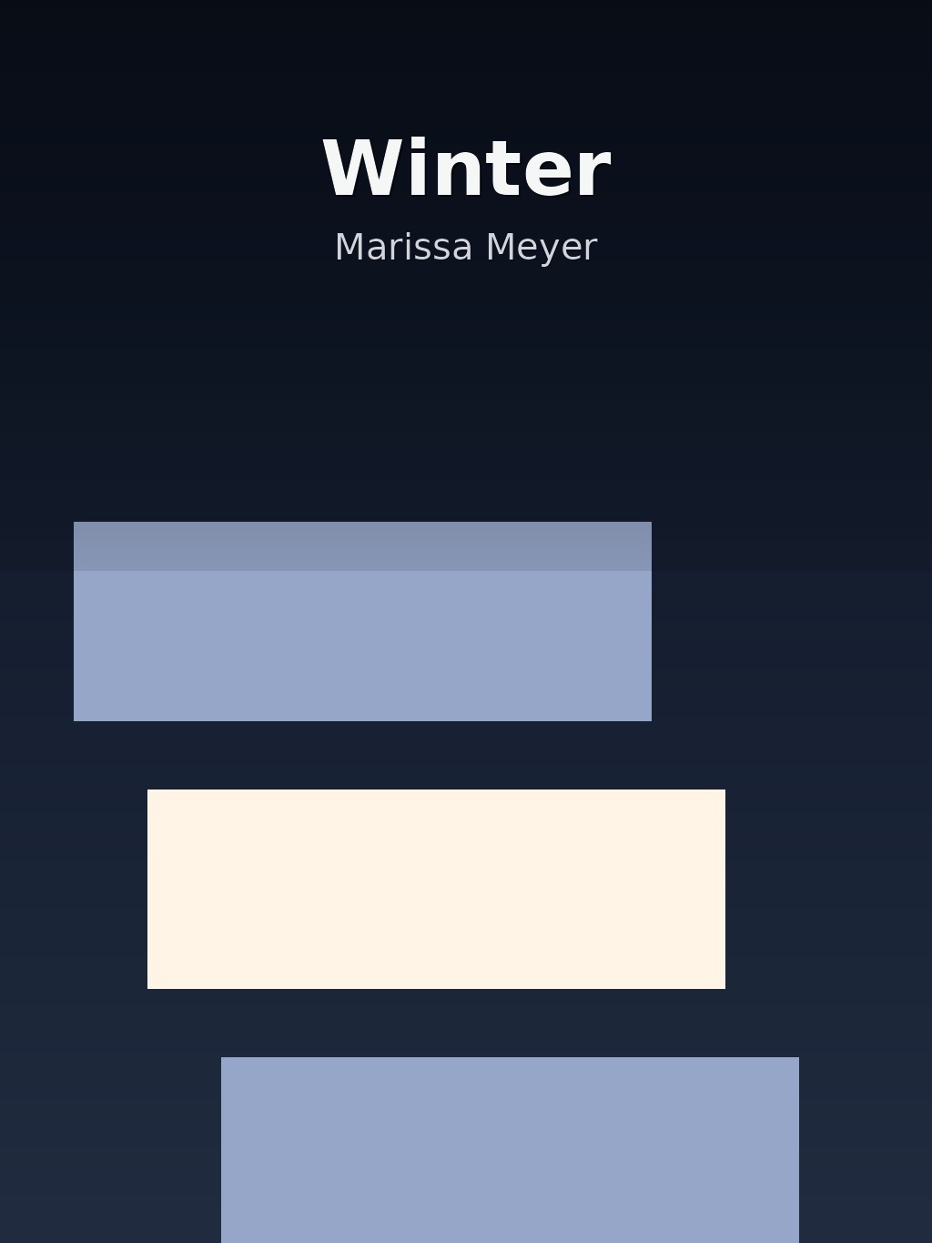 Winter by Marissa Meyer book cover