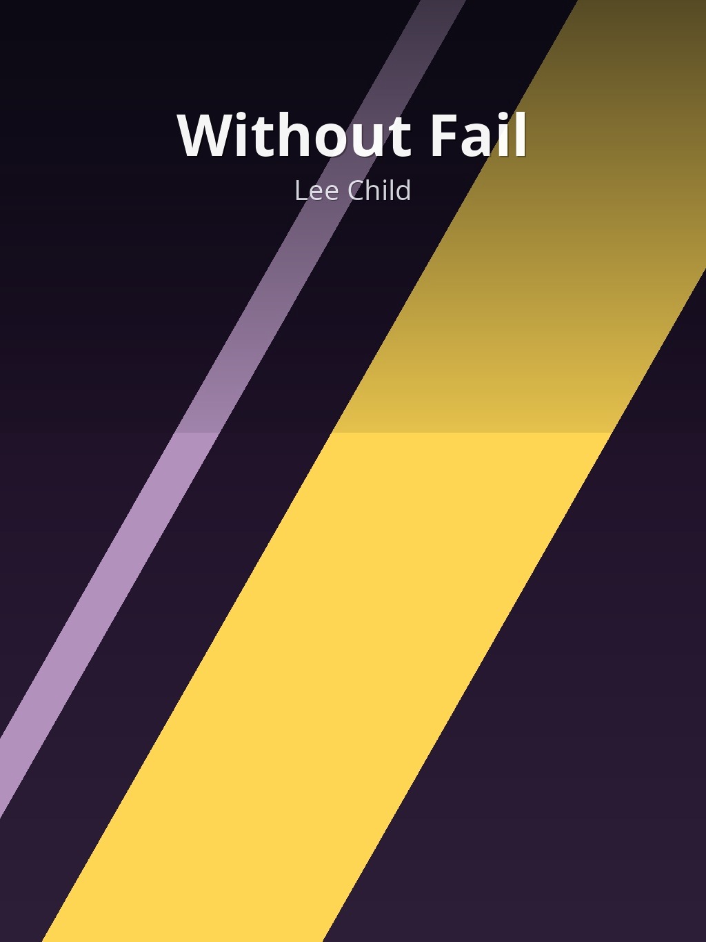 Without Fail by Lee Child book cover
