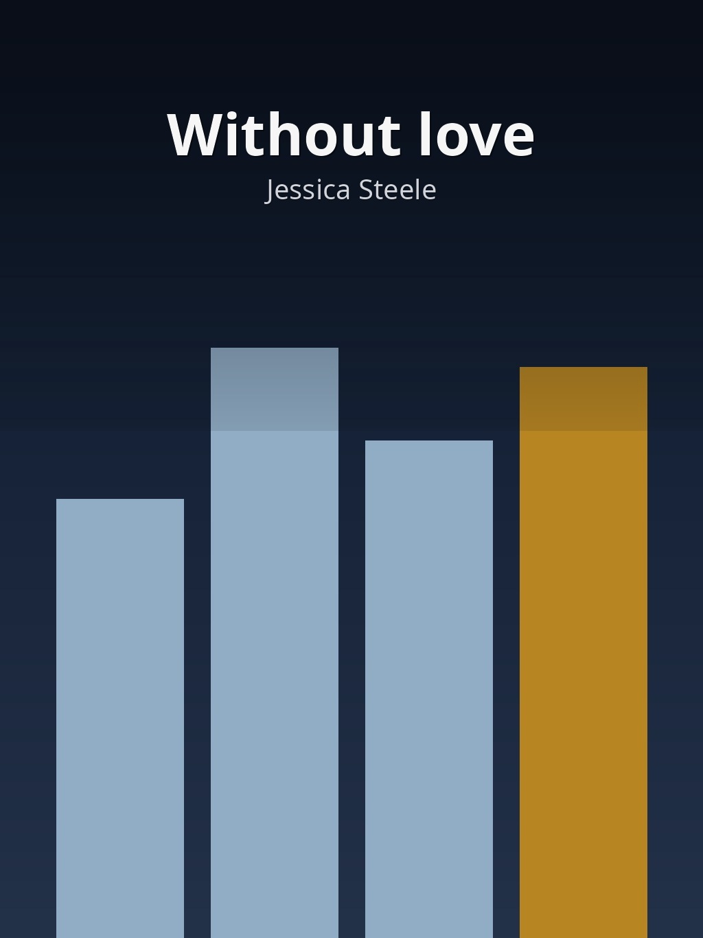 Without love by Jessica Steele book cover