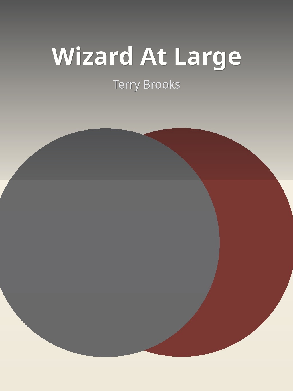 Wizard At Large by Terry Brooks book cover