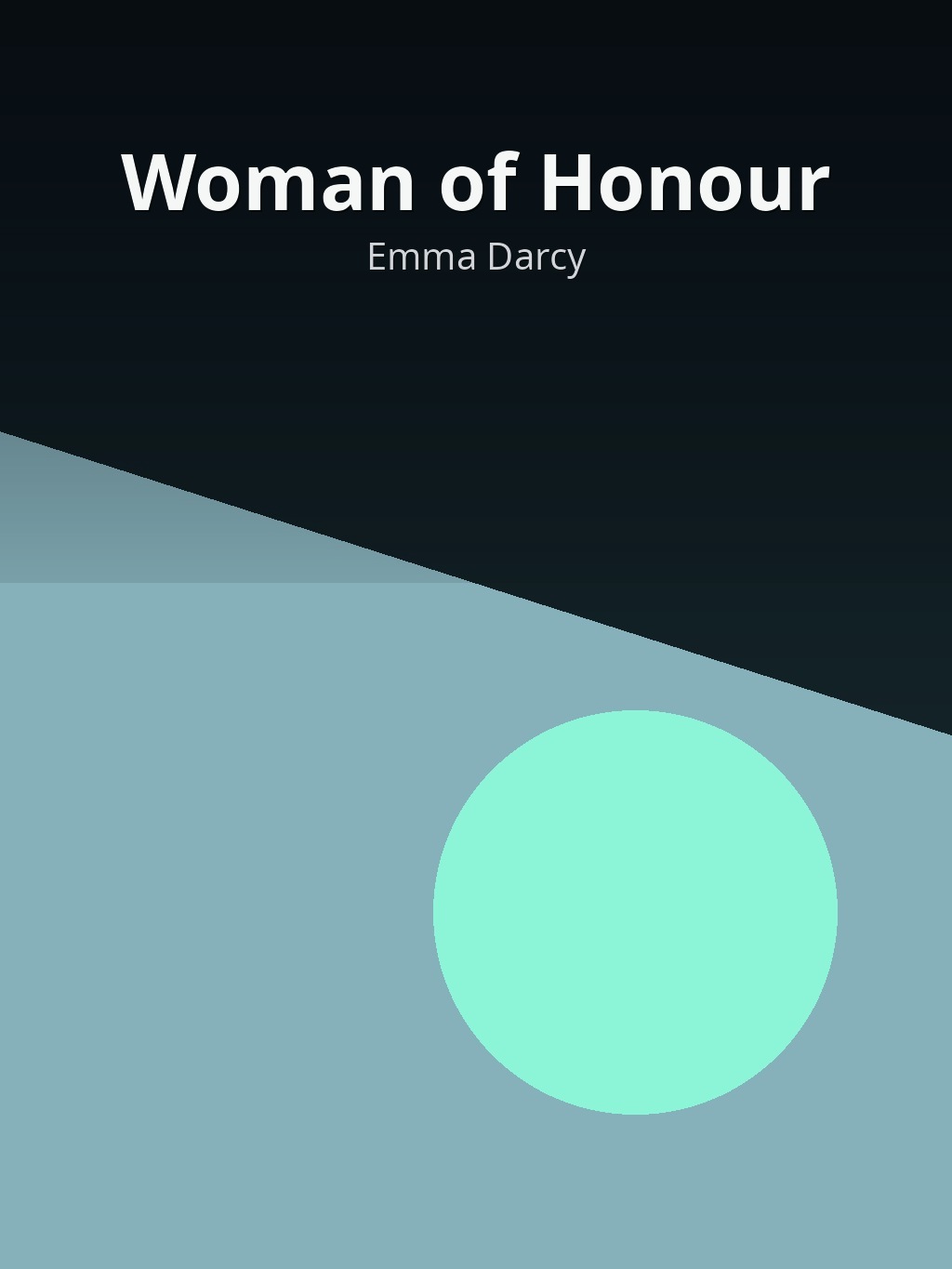 Woman of Honour by Emma Darcy book cover