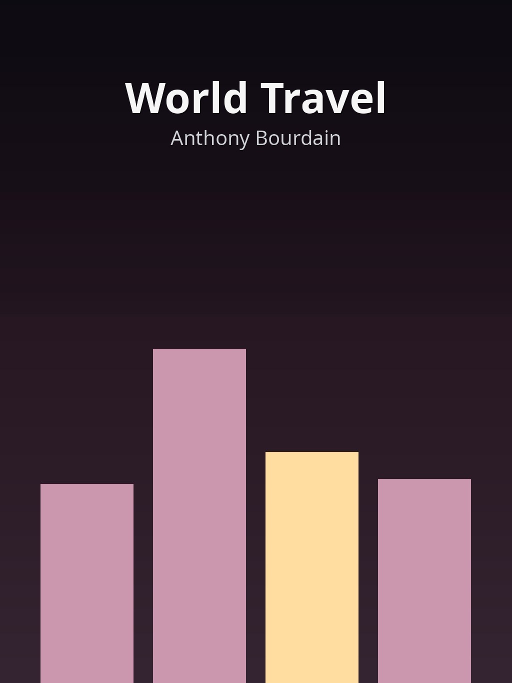 World Travel by Anthony Bourdain book cover