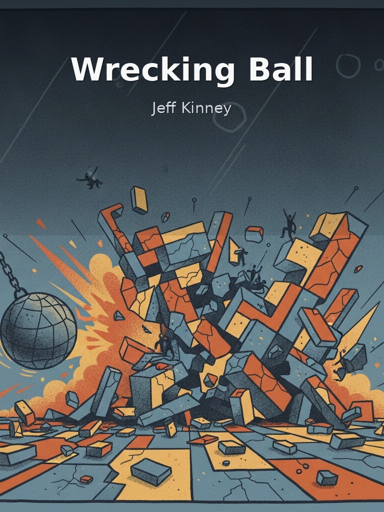 Wrecking Ball by Jeff Kinney book cover