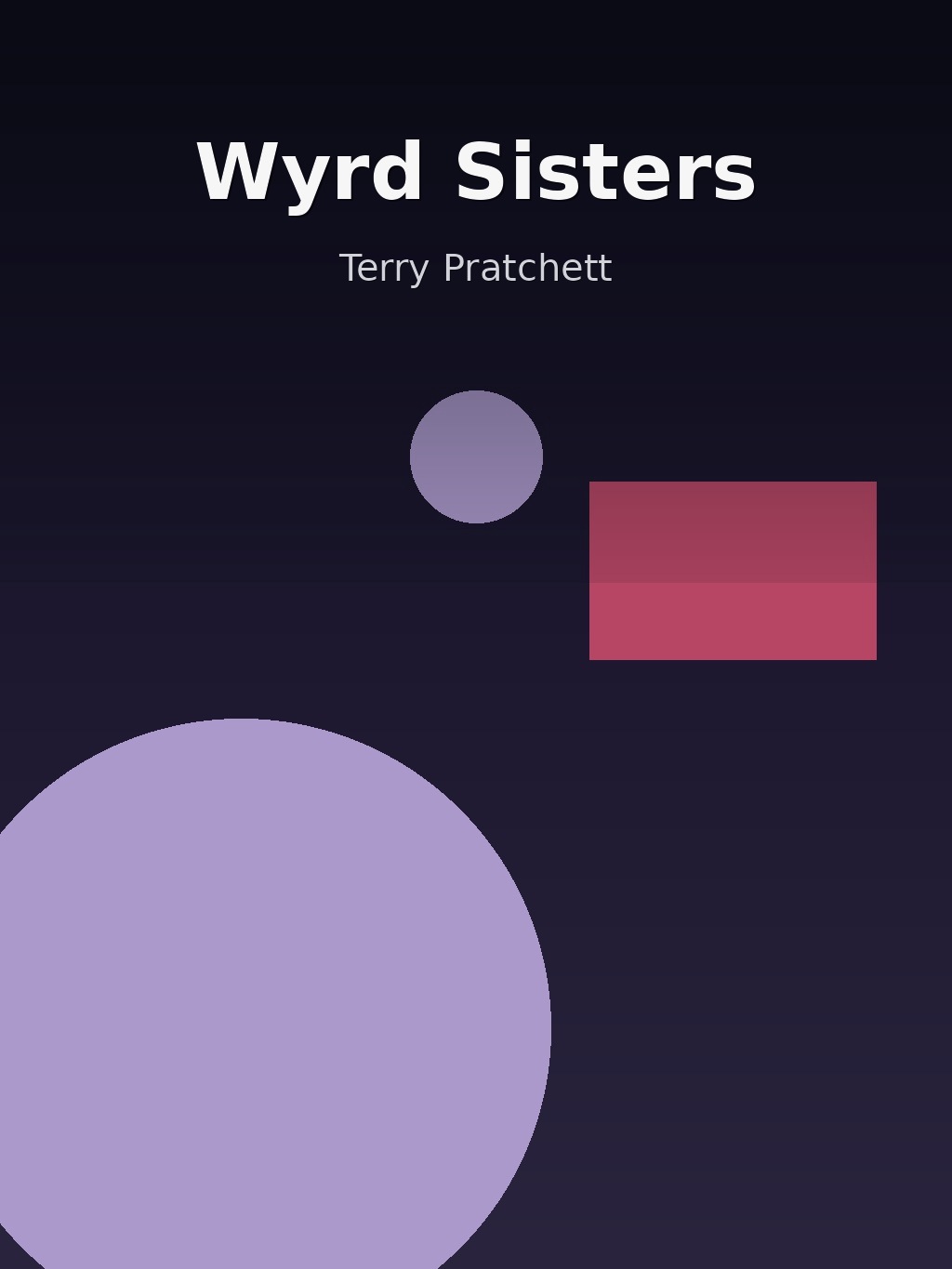 Wyrd Sisters by Terry Pratchett book cover