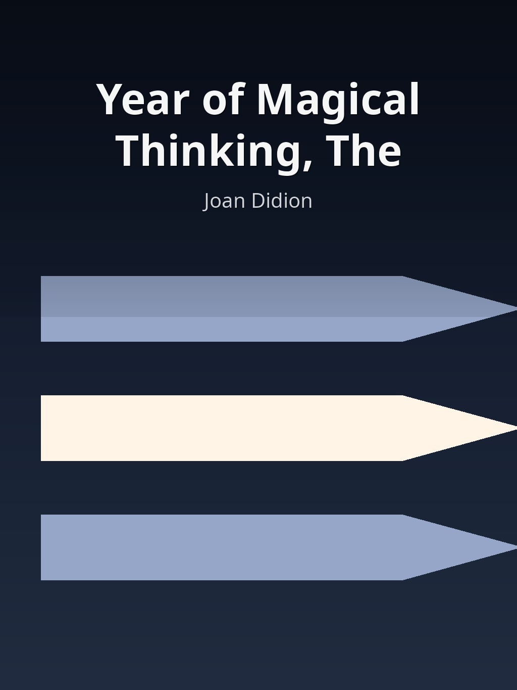 Year of Magical Thinking, The by Joan Didion book cover