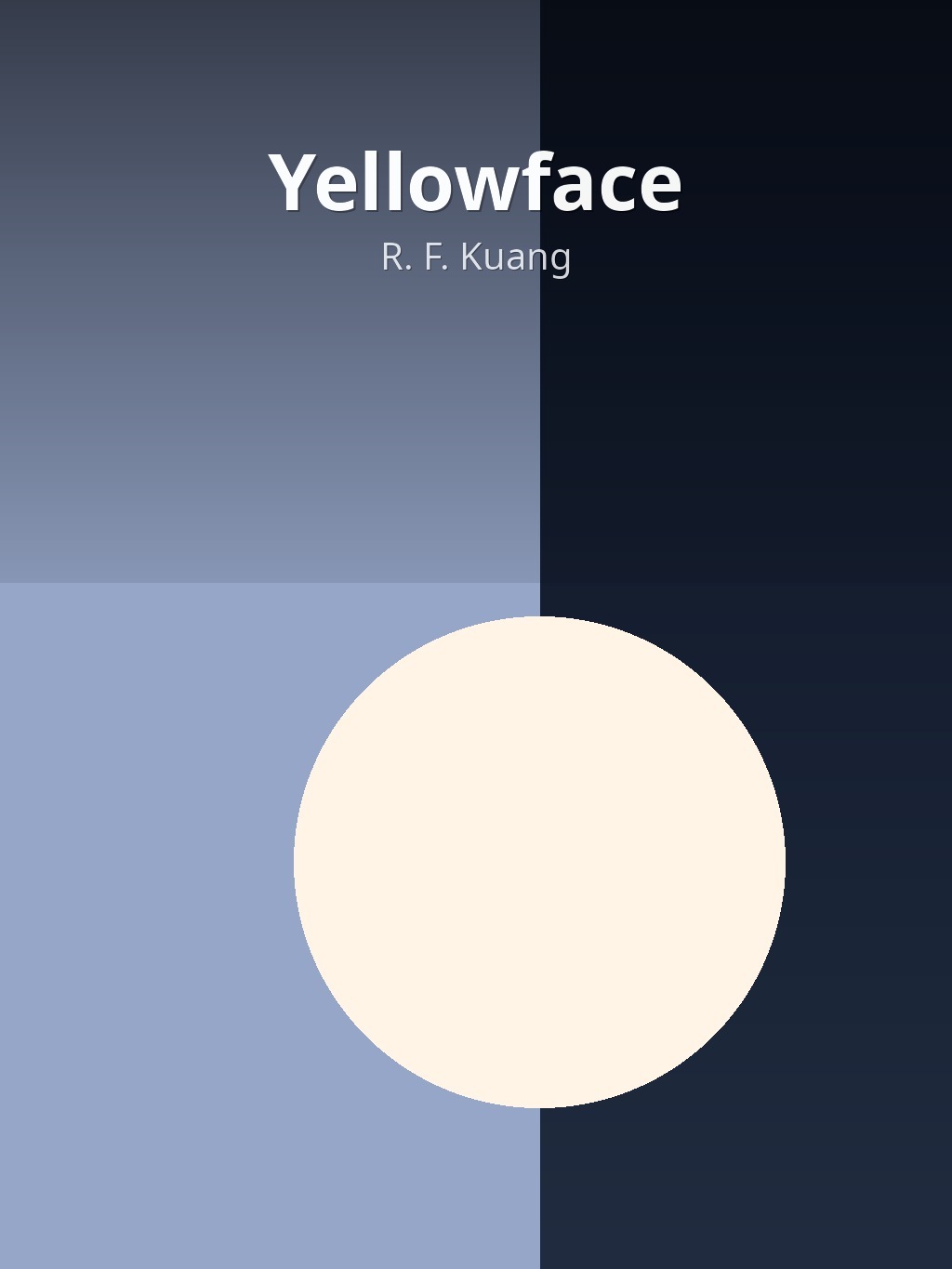 Yellowface by R. F. Kuang book cover